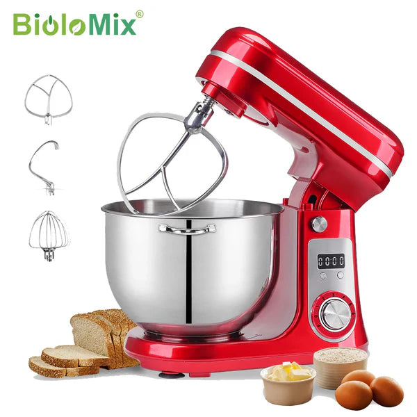 6-Speed 1200W Kitchen Stand Mixer